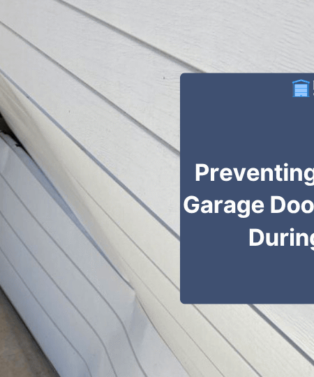 garage door panel fading and cracking