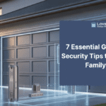 garage door security tips for family safety