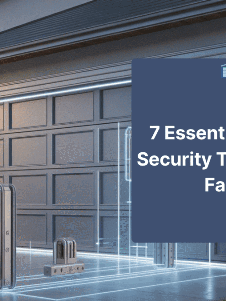 garage door security tips for family safety