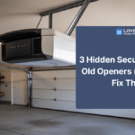 Modern garage door opener security features preventing break-ins