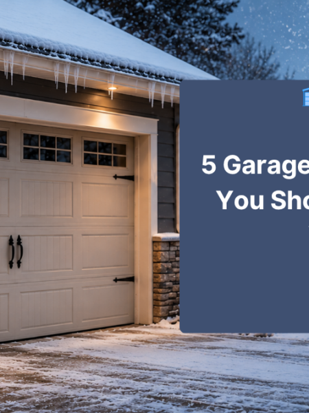 Garage door maintenance and problems to fix before winter in Loveland Colorado